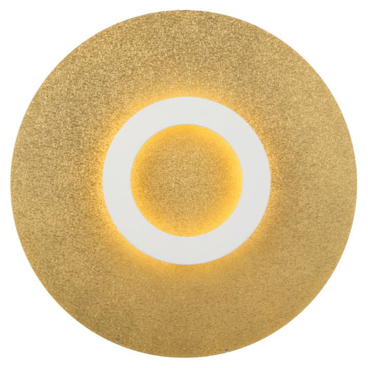 PELZER 60CM LED Wall Light - White/Gold