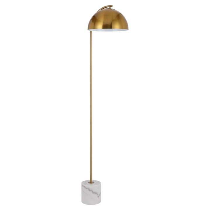 ORTEZ Floor Lamp - White/Antique Gold