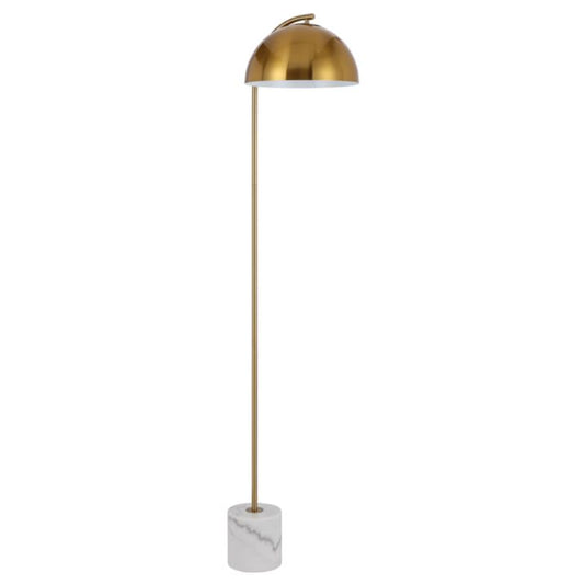 ORTEZ Floor Lamp - White/Antique Gold