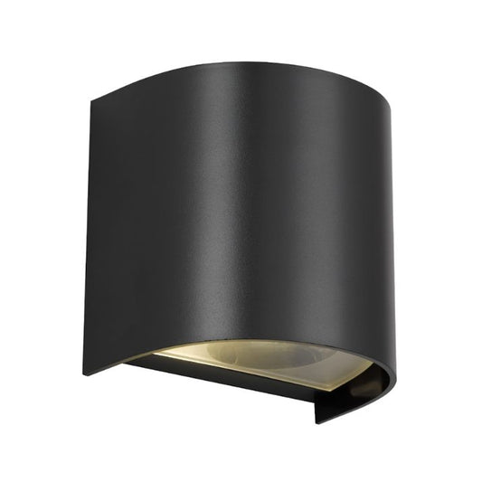 MIRO Single Exterior Wall Light - Black