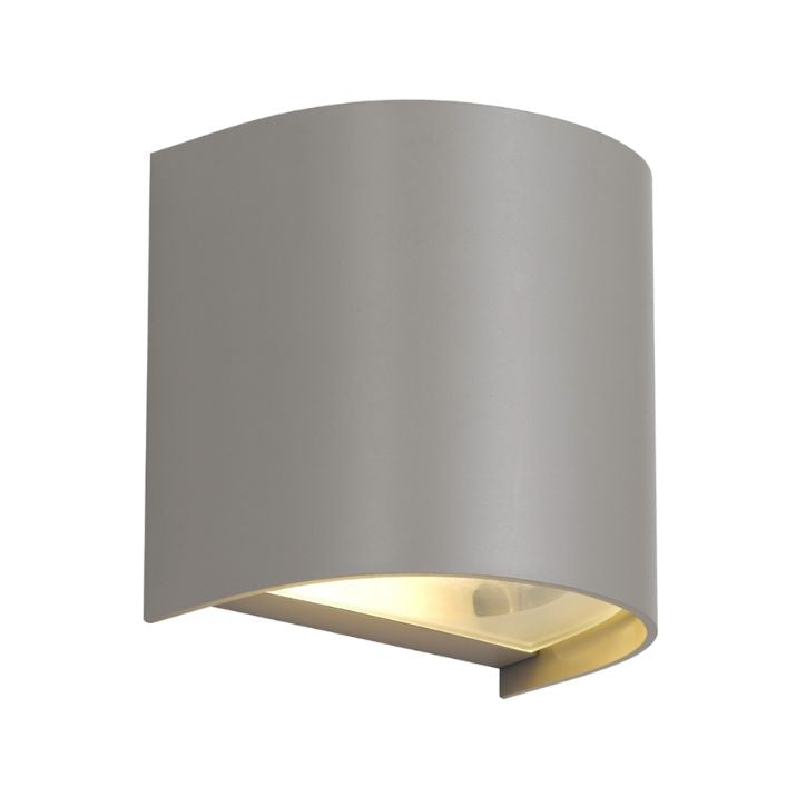 MIRO Single Exterior Wall Light - Grey
