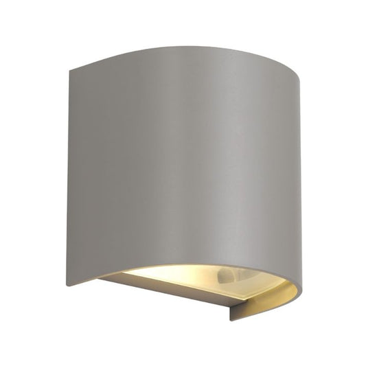 MIRO Single Exterior Wall Light - Grey