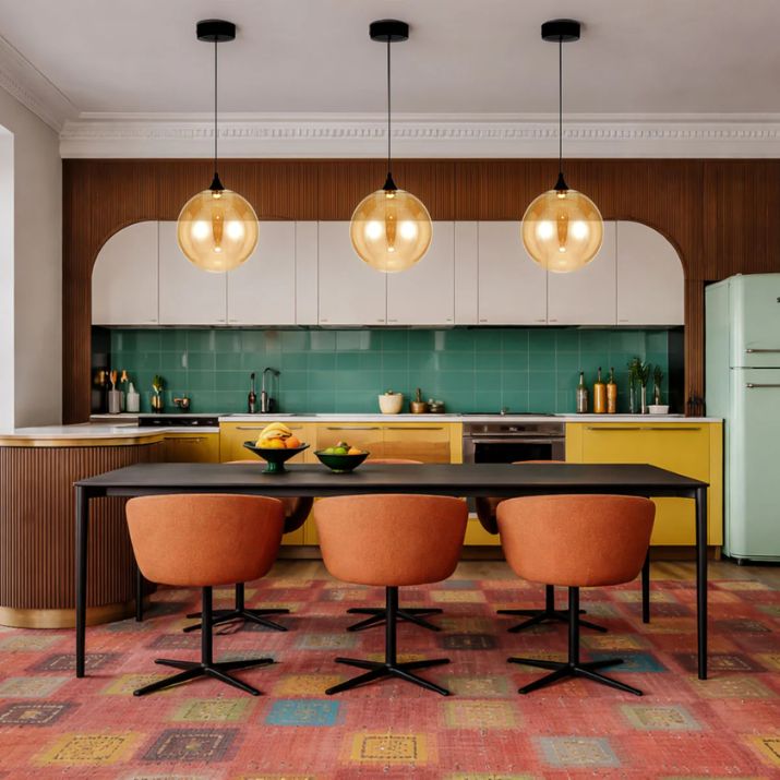 Kupla 1 Light Pendant - Champagne