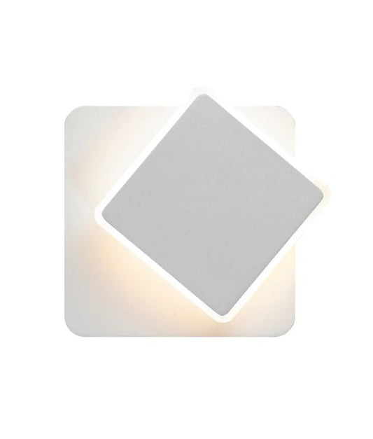LIMA: City Series LED Tri-CCT Interior Rotatable Dimmable Wall Light - Square