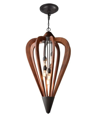 SENORITA3: Rustic Large Tuscan Coffee Cherry Pendant Light