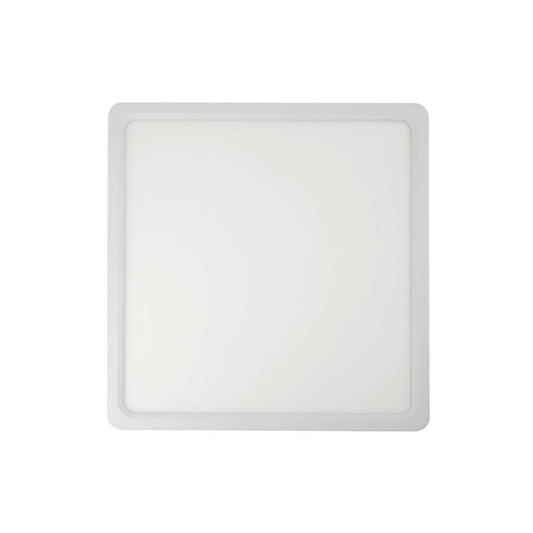 LUNOS 23CM 18W 3CCT Square LED Oyster Dimmable Ceiling Light - White