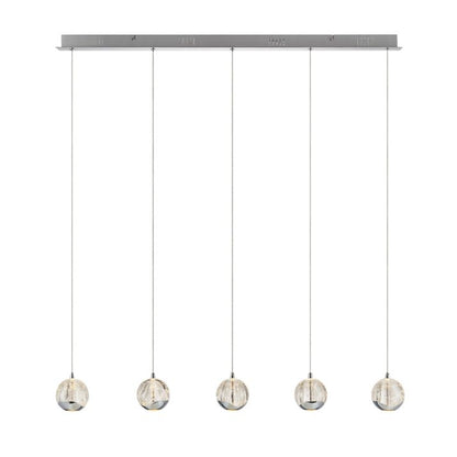 SEGOVIA 5 LED BAR Pendant Light - Chrome