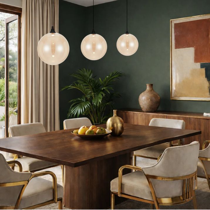Kupla 1 Light Pendant - Champagne