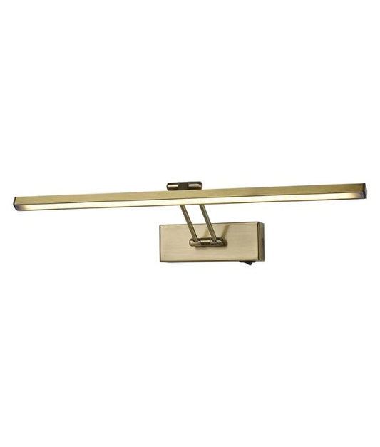VANIDAD: LED Tri-CCT Interior Dimmable Picture Wall Lights IP20 - Antique Brass