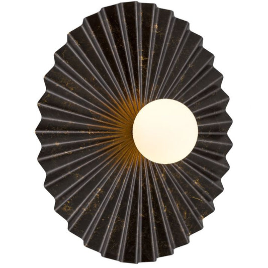 KINSO 50CM Wall Light - Antique Copper/Opal Matt