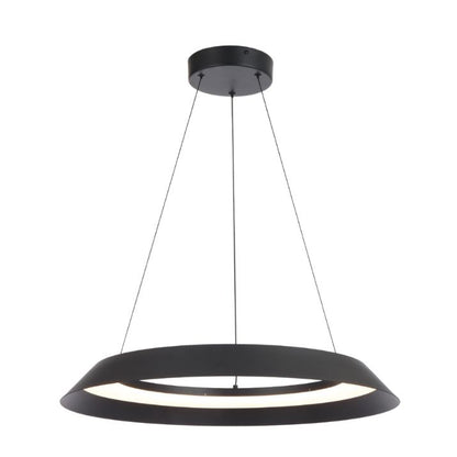 HOVIN 58CM LED Pendant Light Large - Black
