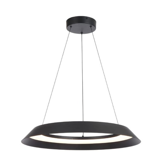 HOVIN 58CM LED Pendant Light Large - Black