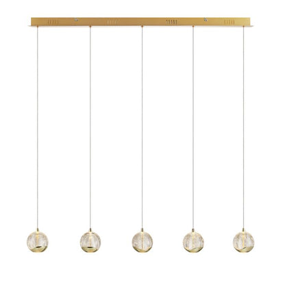 SEGOVIA 5 LED BAR Pendant Light - Gold