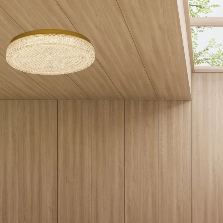 Calibo Ibis Crystalline Small Round LED CTC Light - Gold