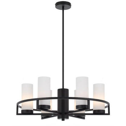 EAMON 6 Pendant Light - Black/Matt