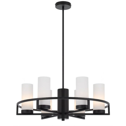 EAMON 6 Pendant Light - Black/Matt