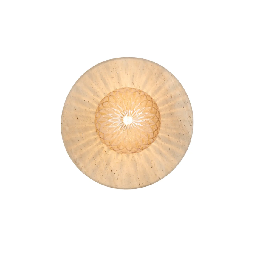 Varon Beige Wall Light - Beige | Amber Tear