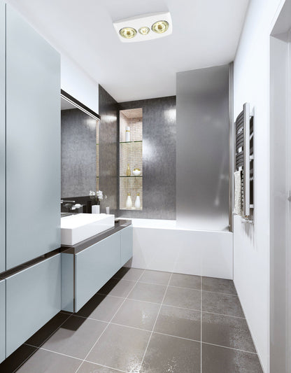 Vesuvius 3 in 1 Bathroom Heater- White