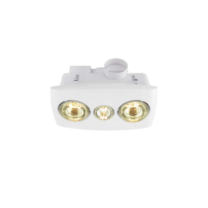 Vesuvius 3 in 1 Bathroom Heater- White