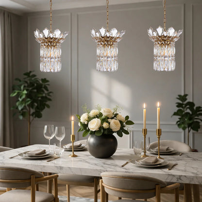 Virell 3 Light Pendant - Gold