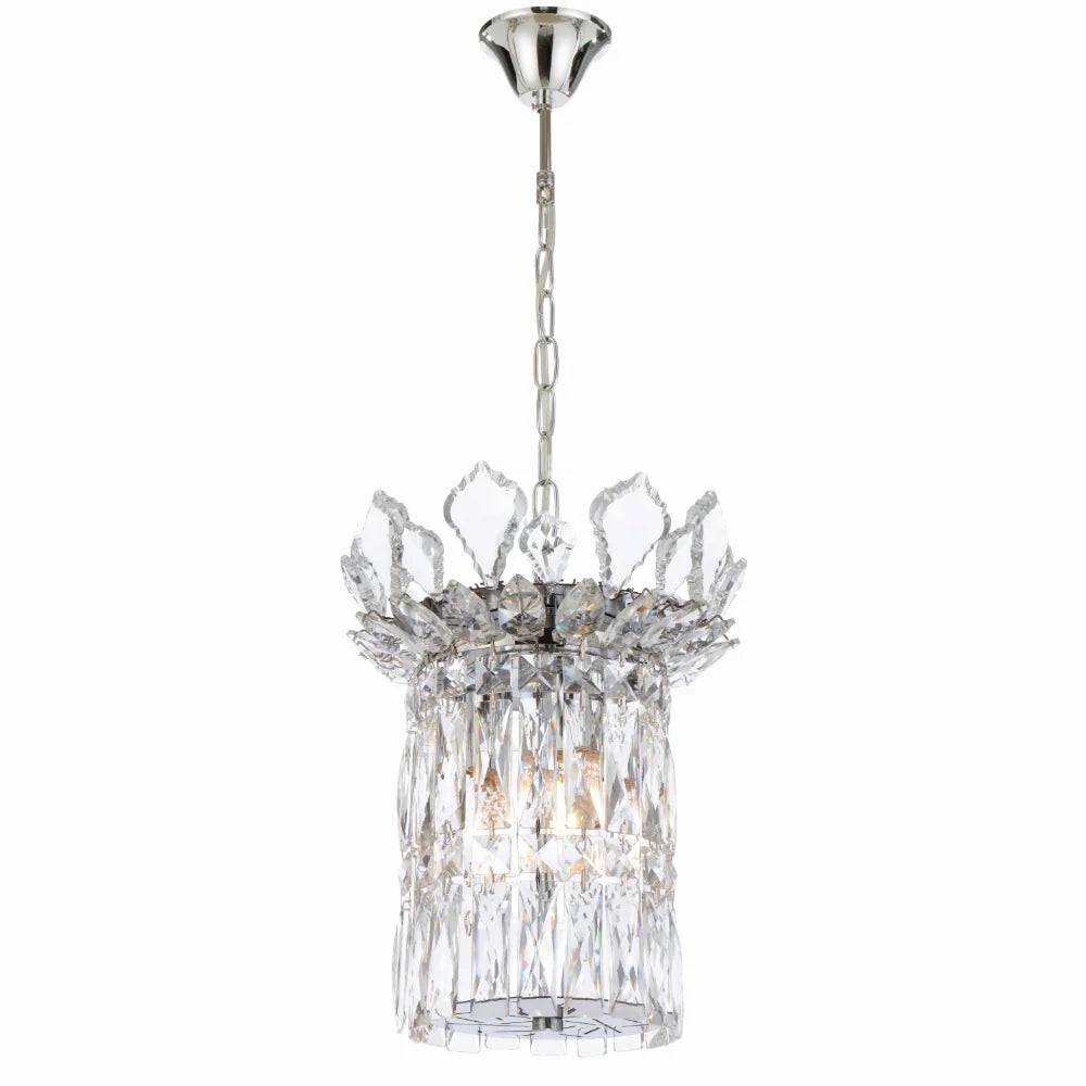 Virell 3 Light Pendant - Chrome