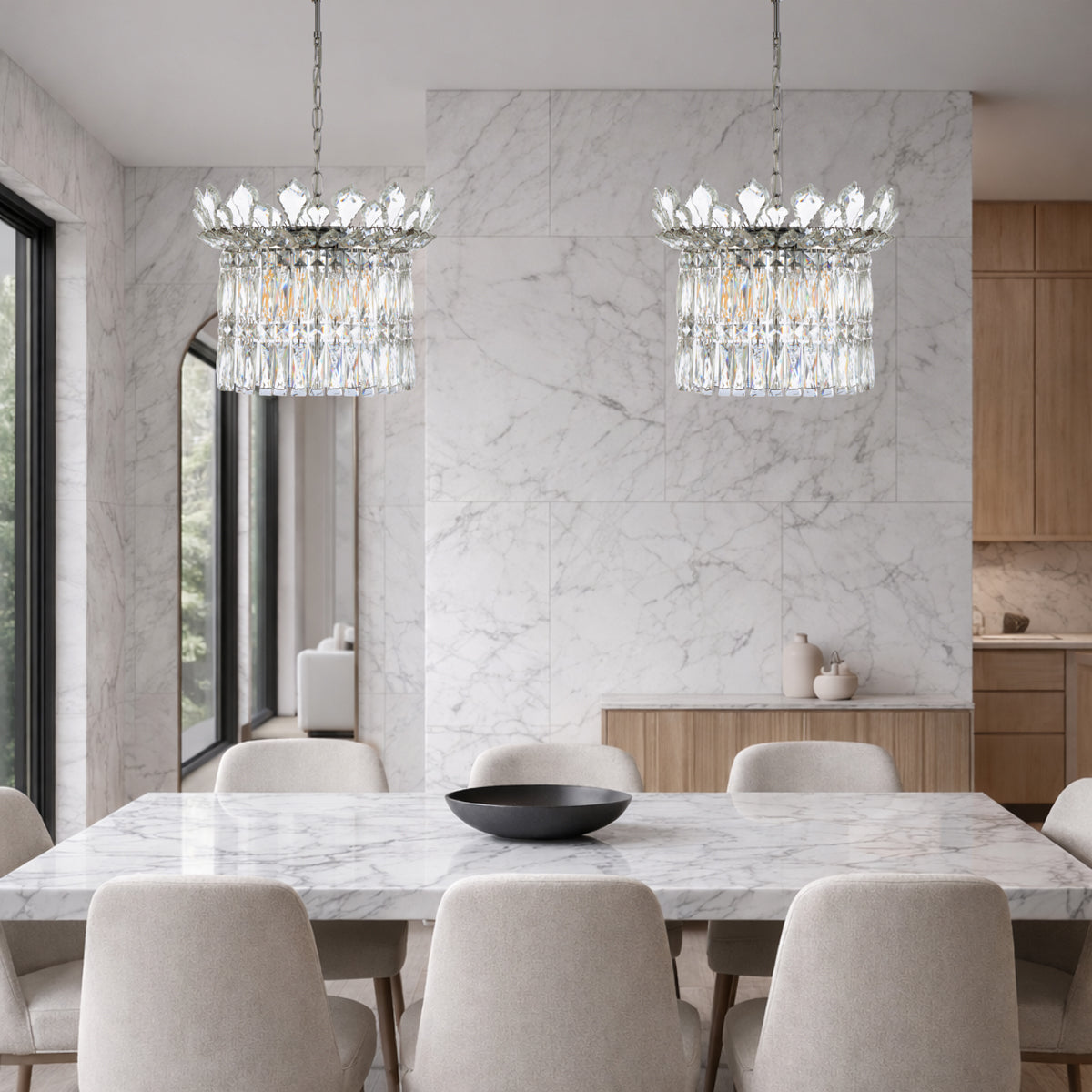 Virell 6 Light Pendant - Chrome