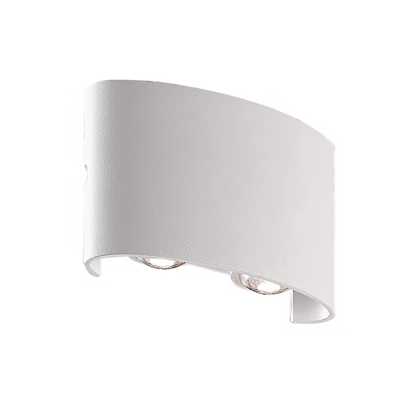 3A Fortuna 4 Light Up And Down Wall Light- White