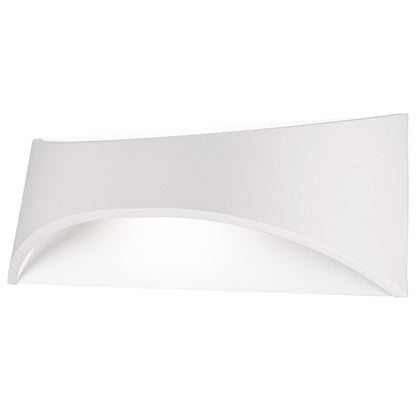 Wells 12W LED Up/Down Wall Light - White