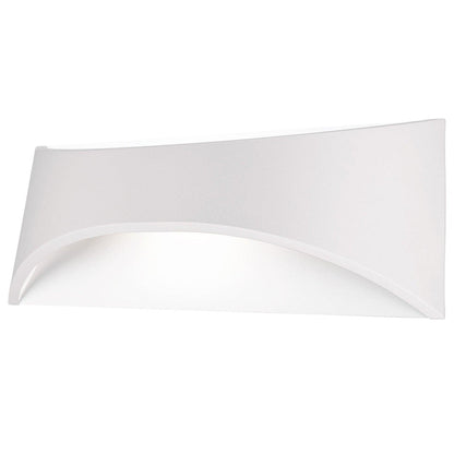 Wells 8W LED Up/Down Wall Light - White
