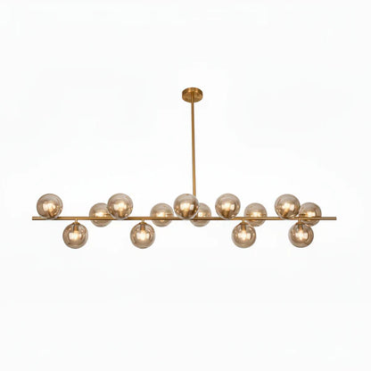 Zodo Linear Pendant 14 Light - Gold
