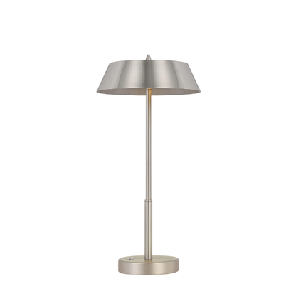 Allure 7w Led Touch Table Lamp-Nickel