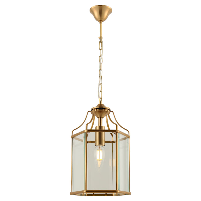 Arcadia 1 Light Pendant - Gold