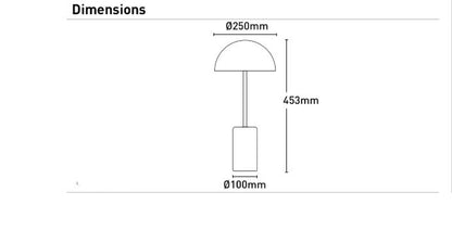 Blaire Metal & Wood Table Lamp