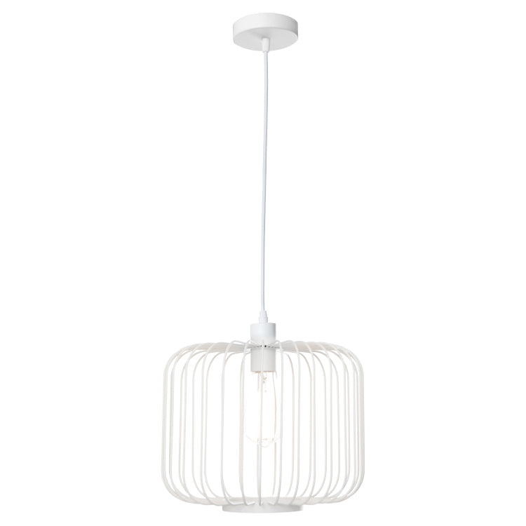 Bonn 1 Light Pendant - White