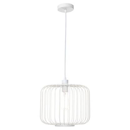 Bonn 1 Light Pendant - White