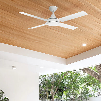 Brilliant Matt White Cairns 48" DC Ceiling Fan- White