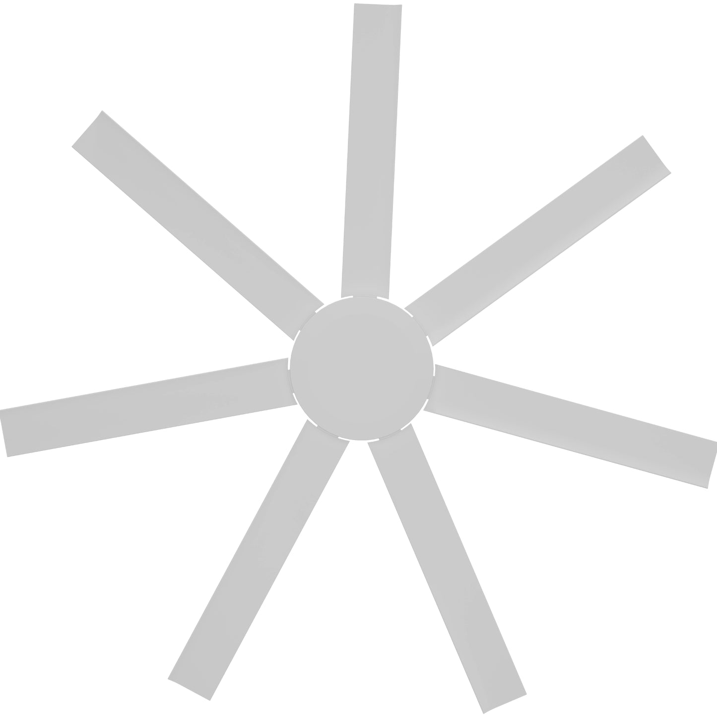 Calibo Alula 60" (1524mm) 7 Blade Indoor/Outdoor DC Ceiling Fan & Remote - White