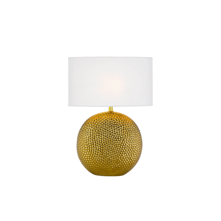 Icaria Ceramic Table Lamp- Gold