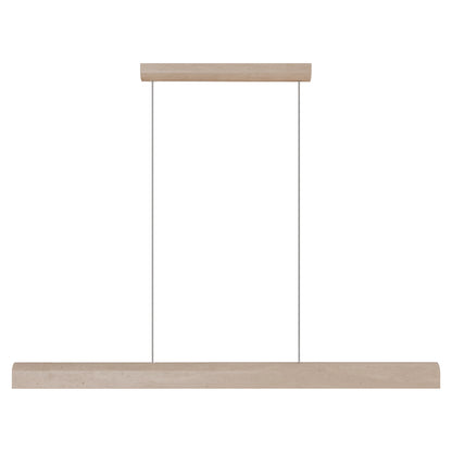 Calibo Inspire Crafted Travertine Tricolour LED Linear Pendant - Beige