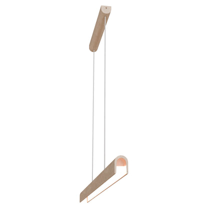 Calibo Inspire Crafted Travertine Tricolour LED Linear Pendant - Beige