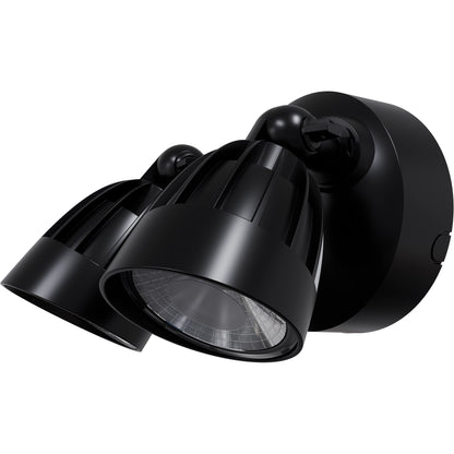 30W Black Outdoor Double LED Wall Light – Nighthawk Series