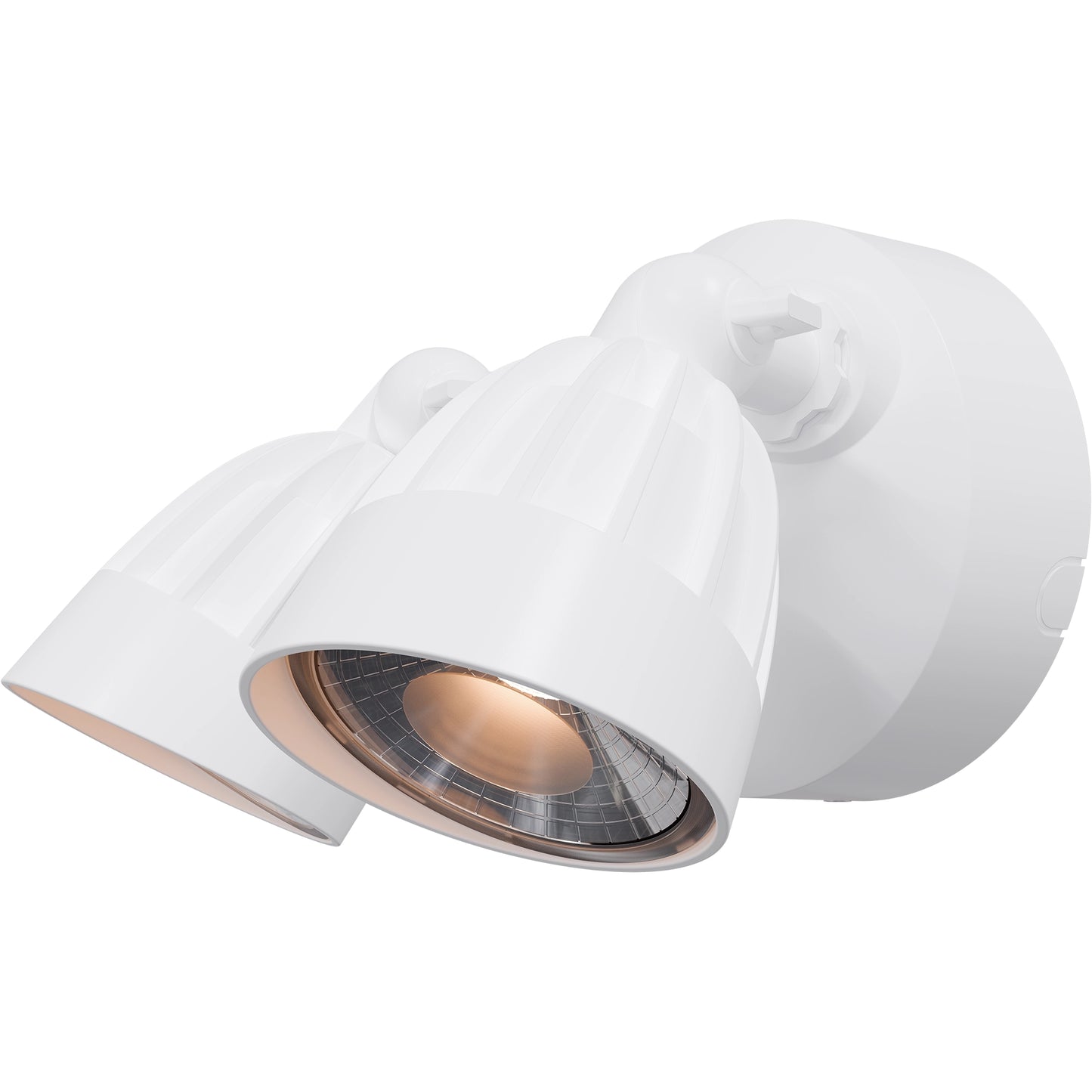 30W White Outdoor Double LED Wall Light – Nighthawk Series