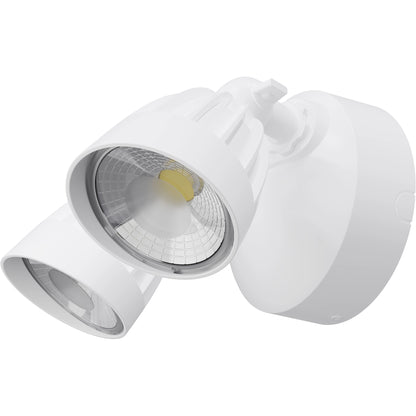 30W White Outdoor Double LED Wall Light – Nighthawk Series