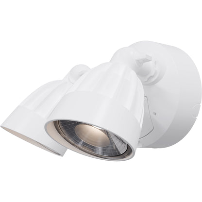 30W Black Outdoor Double LED Spotlight with Microwave Sensor – Nighthawk Series