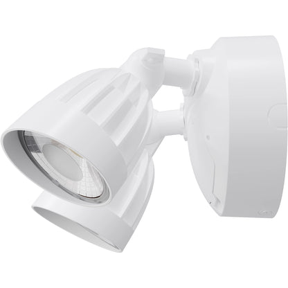 30W Black Outdoor Double LED Spotlight with Microwave Sensor – Nighthawk Series