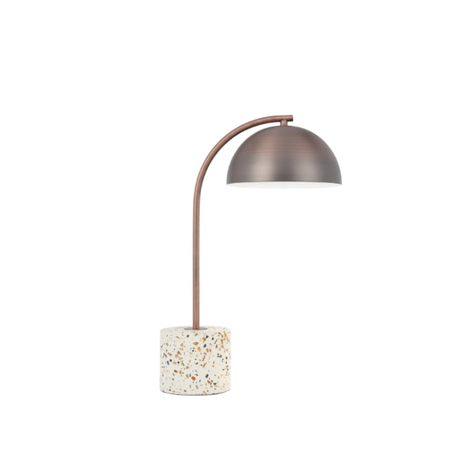 Ortez Table Lamp- White Terrazzo