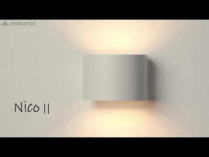 Nico II LED Up/Down Wall Light - White