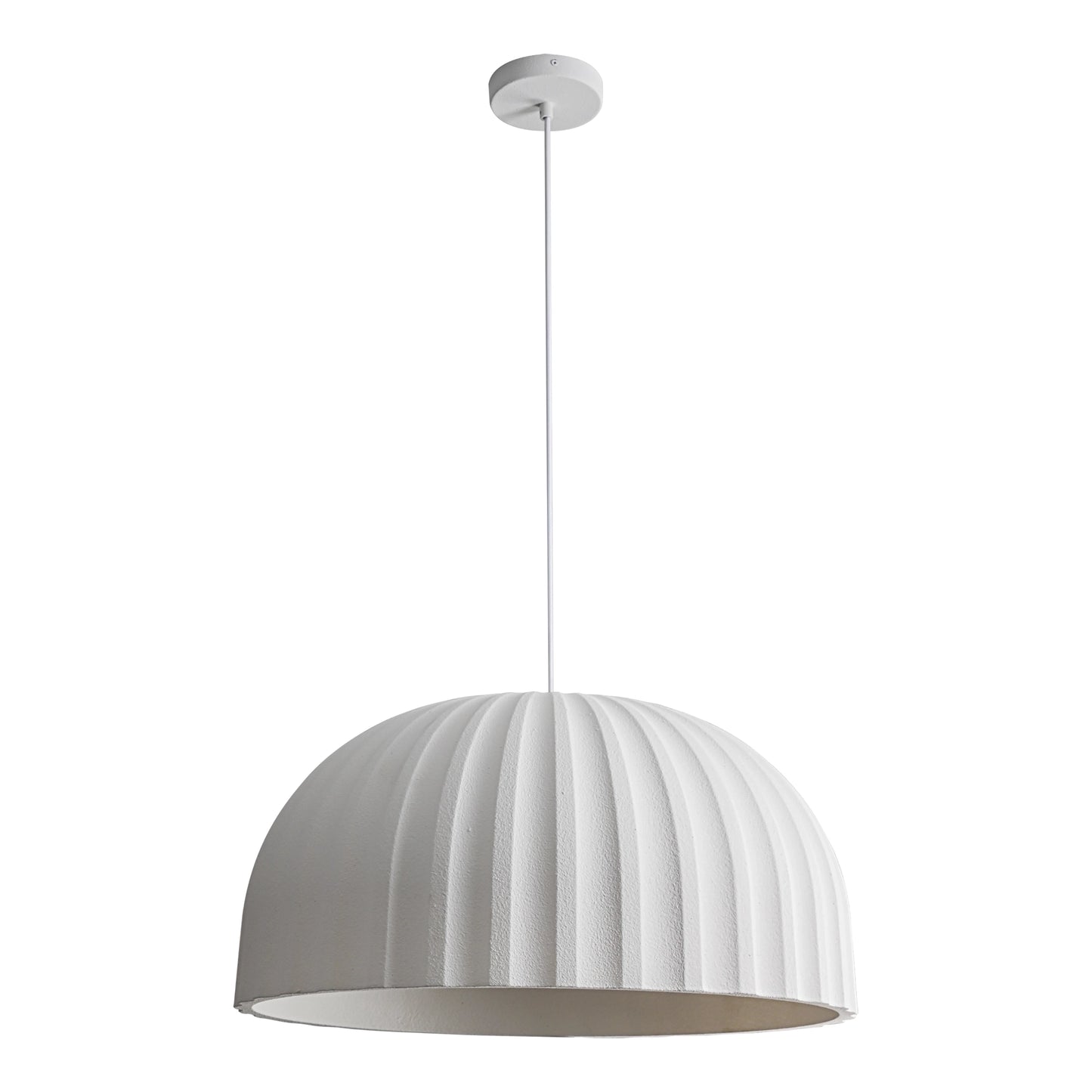 Calibo Rachis Modern Minimalist Fluted Dome Pendant - 450mm