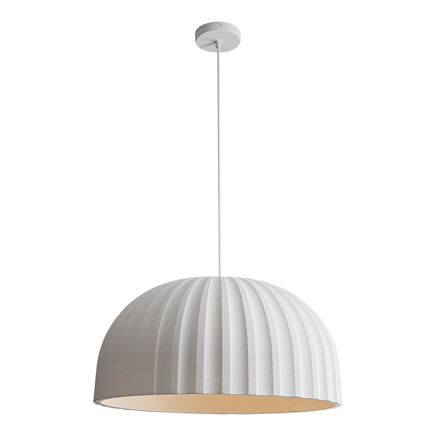Calibo Rachis Modern Minimalist Fluted Dome Pendant - 600mm