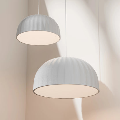 Calibo Rachis Modern Minimalist Fluted Dome Pendant - 450mm